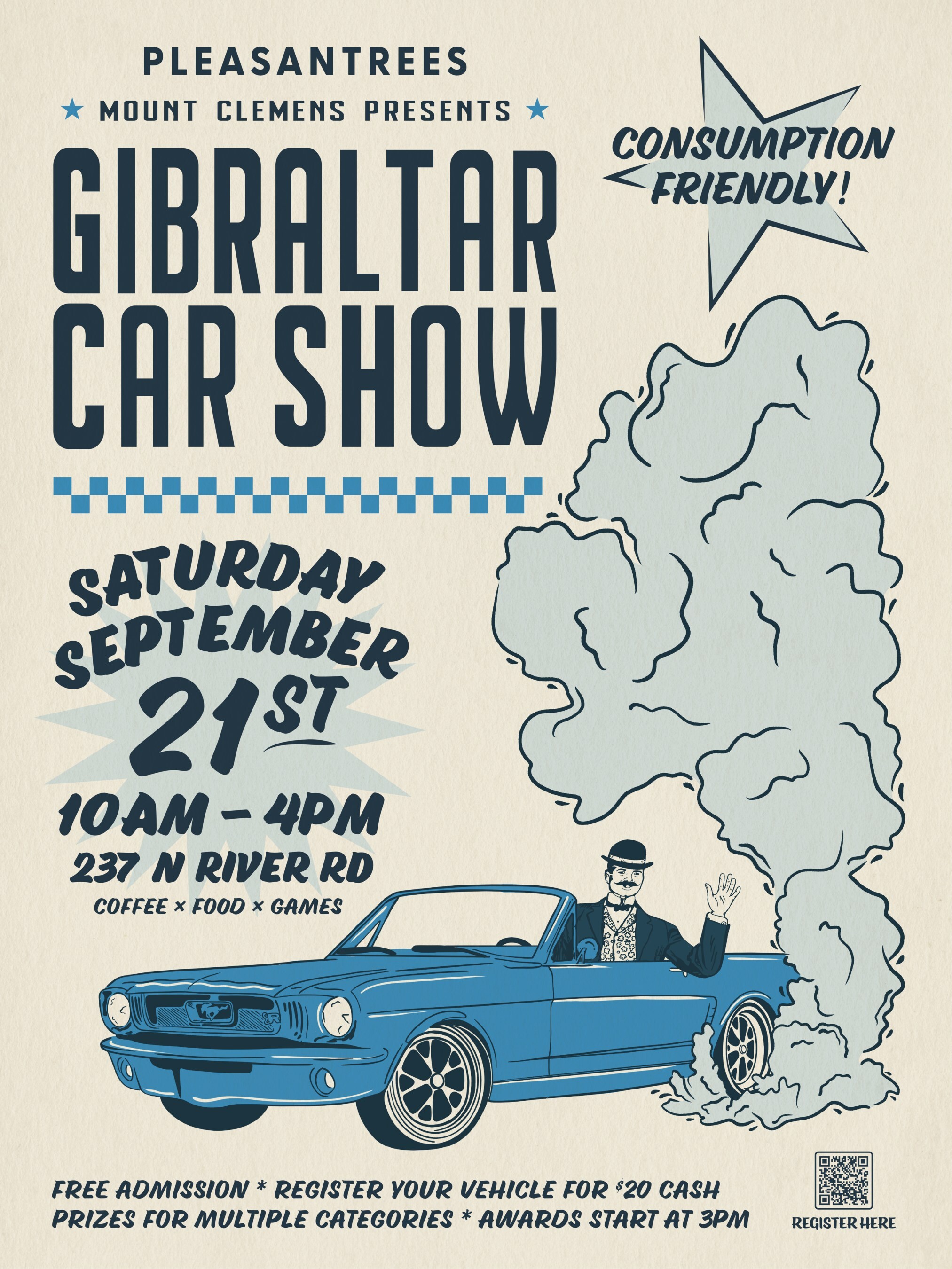 Gibraltar Car Show Flyer